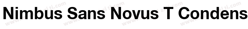 Nimbus Sans Novus T Condensed Bold字体转换